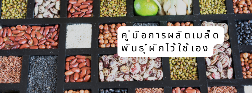 คู่มือการผลิตเมล็ดพันธุ์ผักไว้ใช้เอง