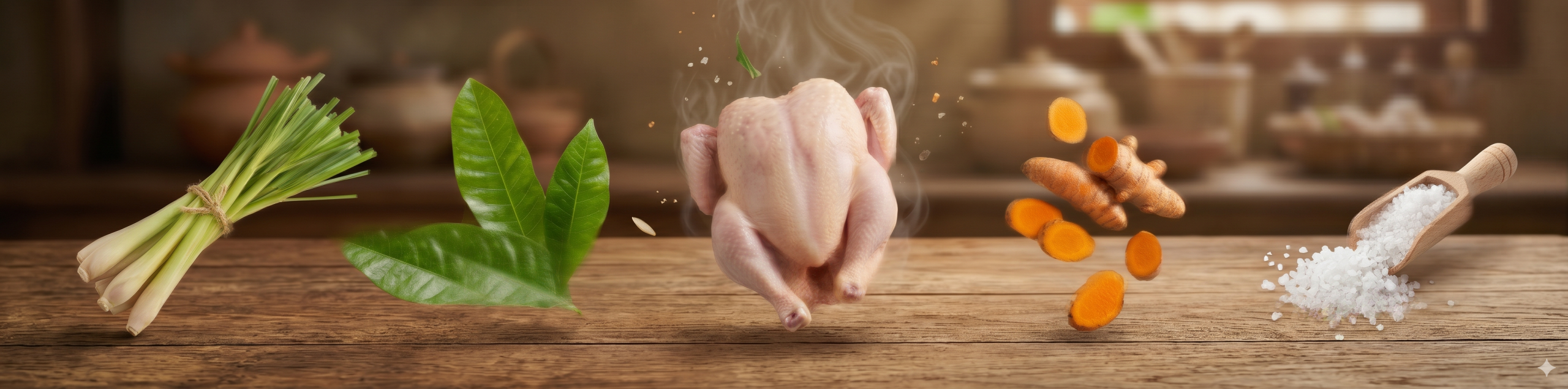 ไก่นึ่งสมุนไพร